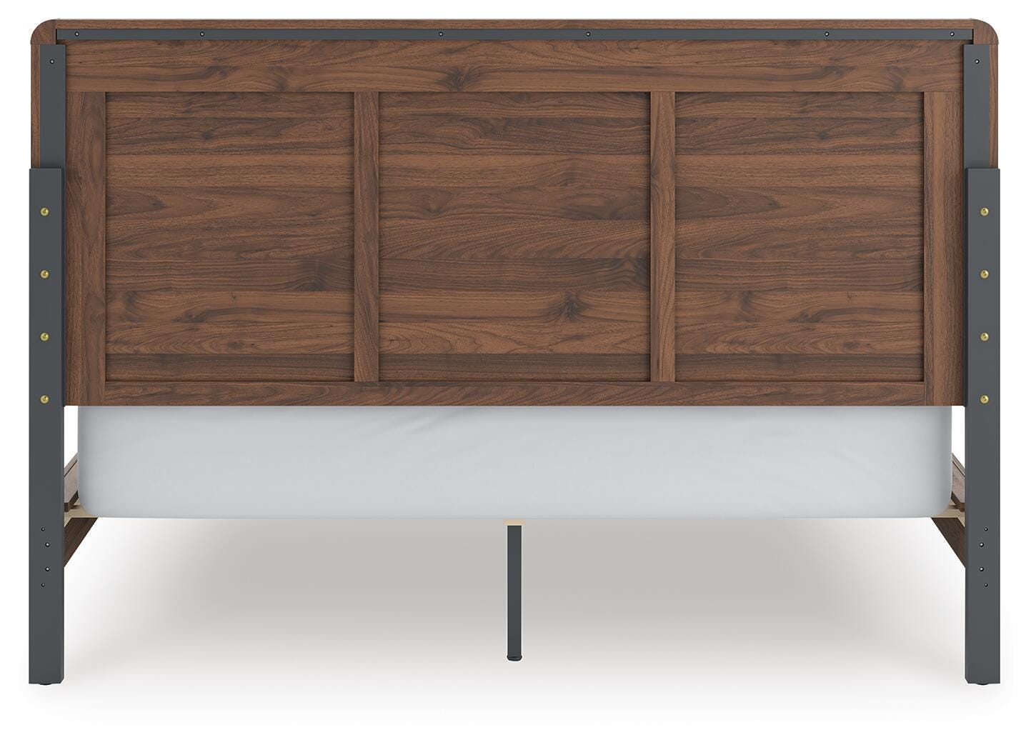 Hollinaze Walnut Brown California King Panel Bed