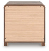 Hollinaze Walnut Brown Nightstand