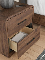 Hollinaze Walnut Brown Nightstand