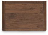 Hollinaze Walnut Brown Nightstand