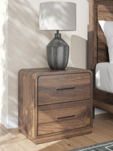Hollinaze Walnut Brown Nightstand