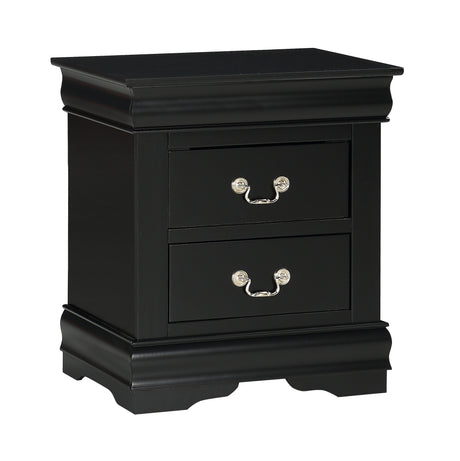 Louis Philip Black Youth Sleigh Bedroom Set - Ornate Home
