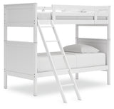 Nextonfort White Twin over Twin Bunk Bed - Ornate Home