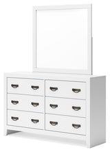 Binterglen White King Panel Bed, Dresser, Chest and 2 Nightstands