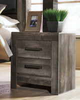 Wynnlow Gray Queen Crossbuck Panel Bedroom Set with Dresser, Mirror, and Nightstand - Ornate Home