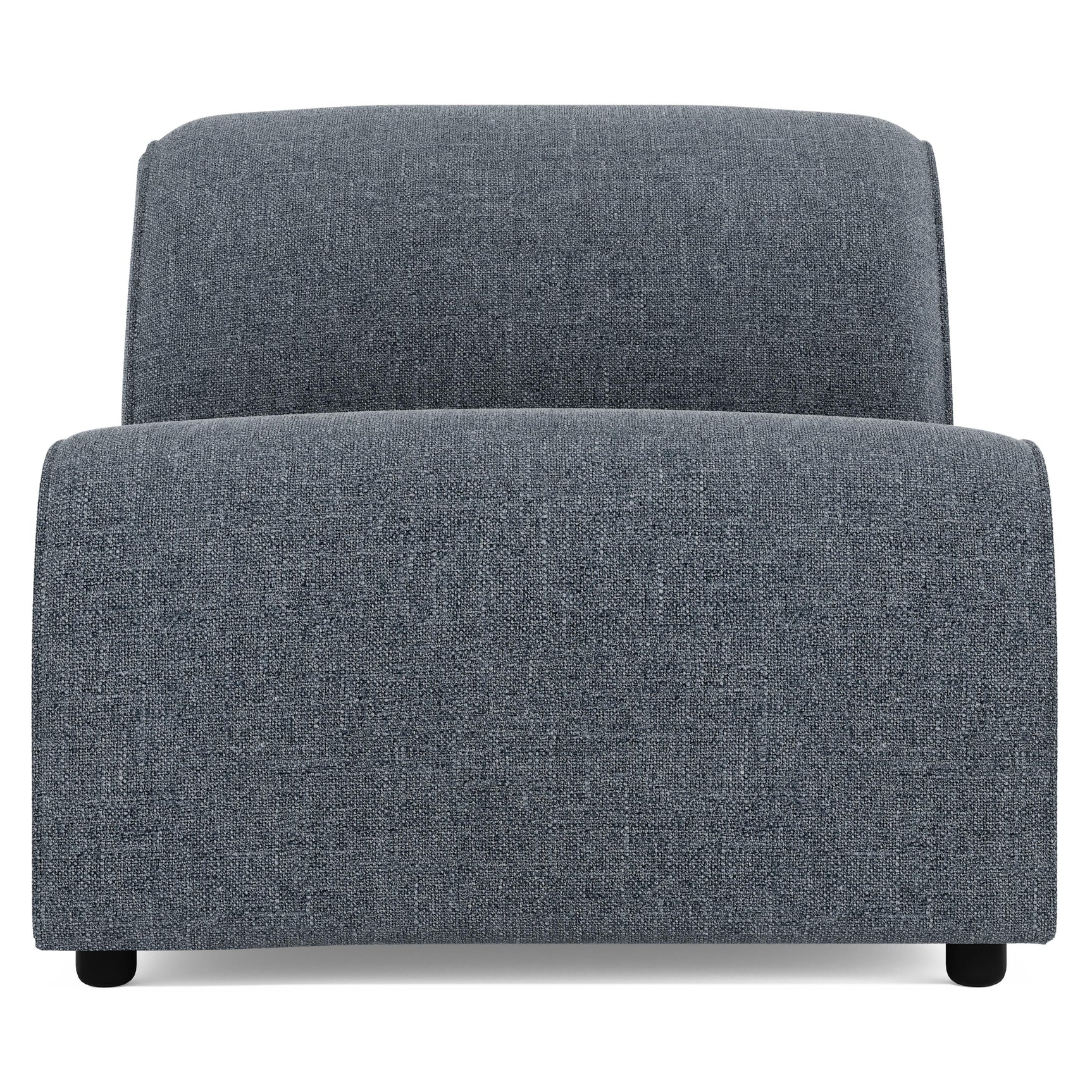 Bliss Weathered Charcoal Armless Chair