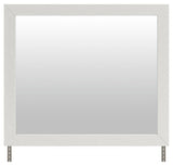 Savonport White Bedroom Mirror