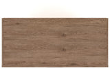Savonport White/Brown Five Drawer Chest