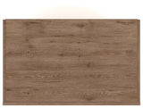 Savonport White/Brown Two Drawer Nightstand (Online Special Price)