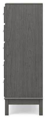 Mazing Gray Chest of Drawers