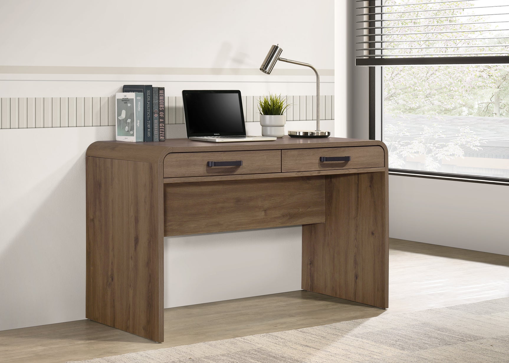 Nyomi Light Brown Writing Desk