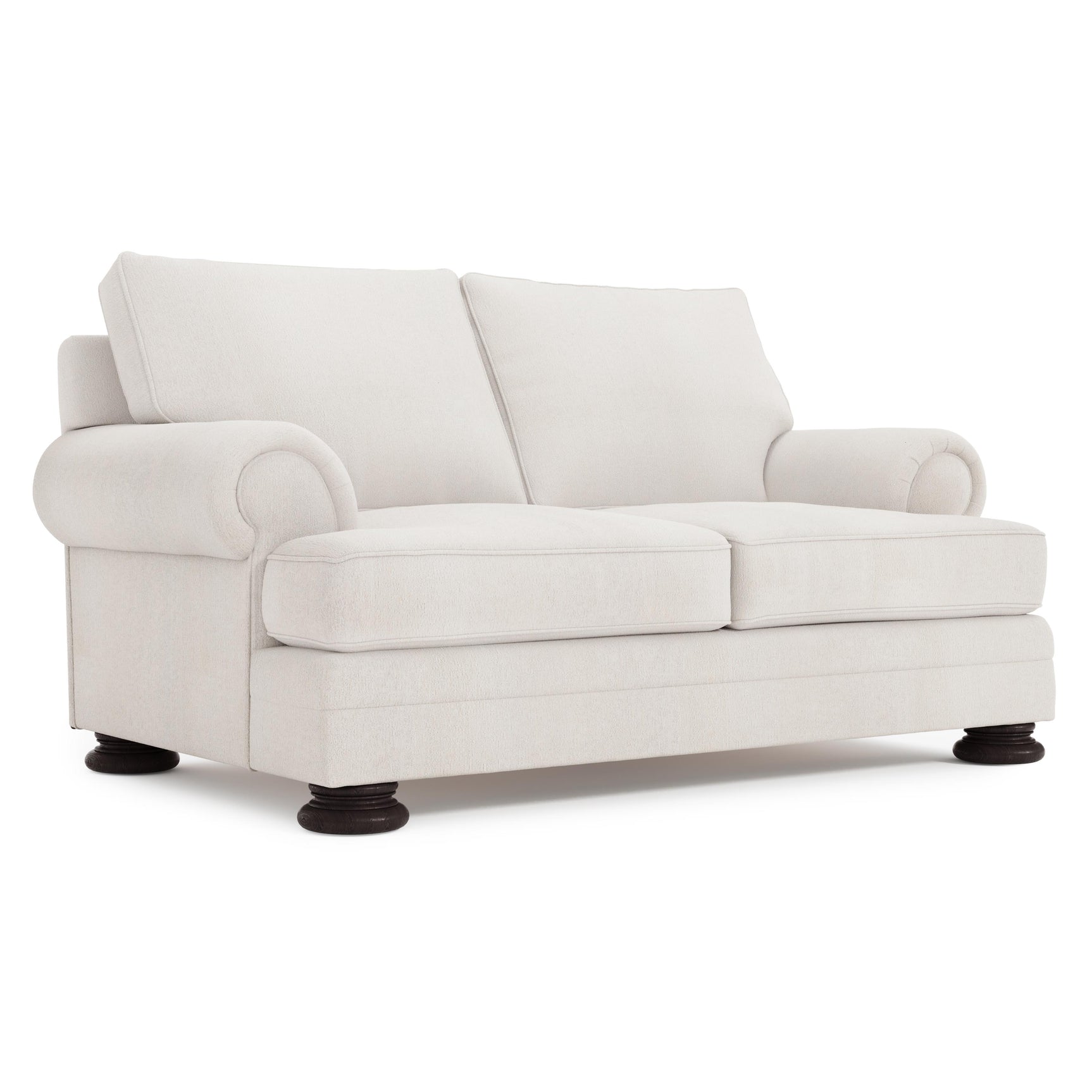 Foster Mocha Loveseat Without Pillows & Nails