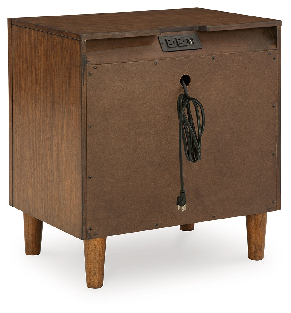 Lyncott Brown Nightstand - Ornate Home