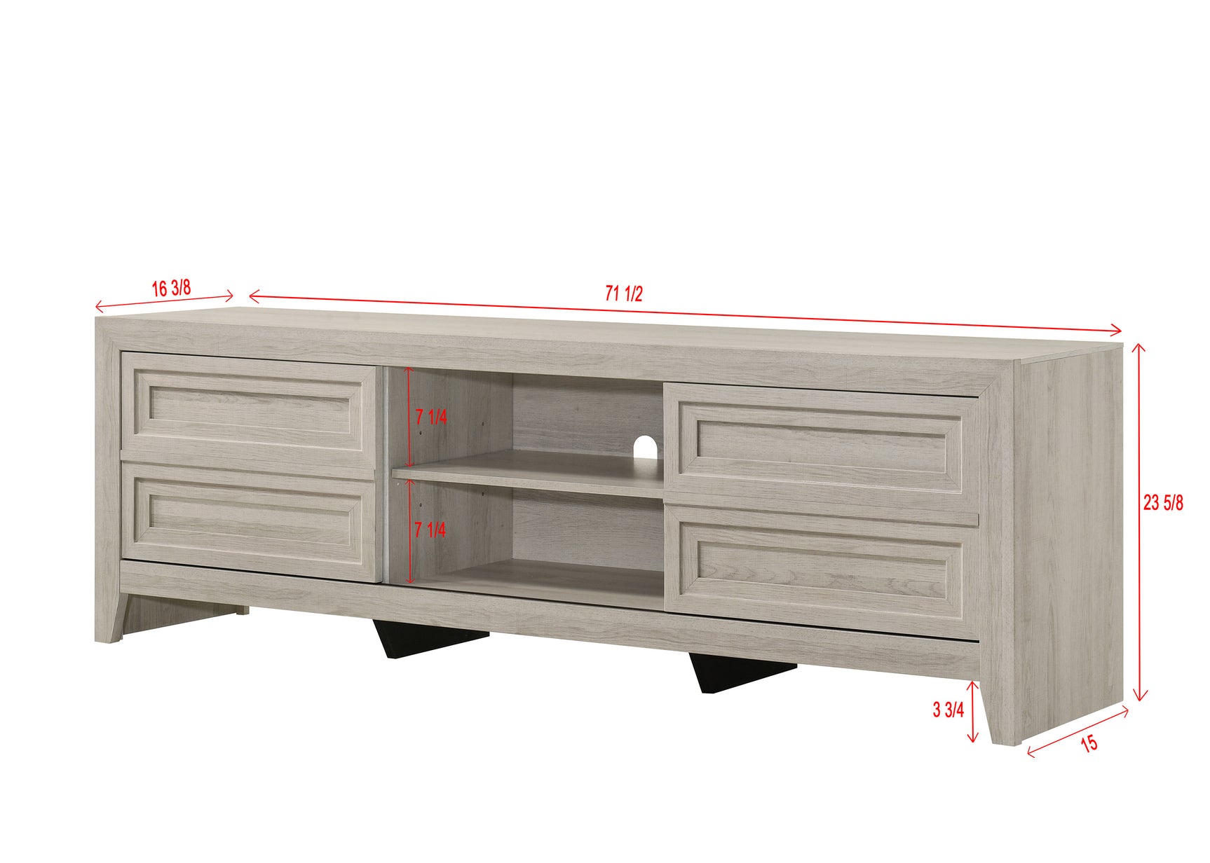Lorraine Gray TV Stand