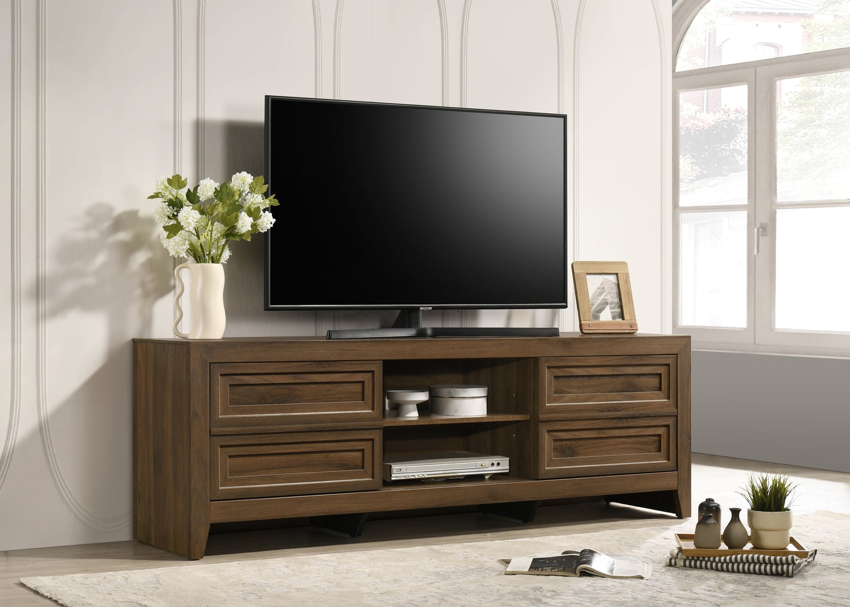 Lorraine Brown TV Stand