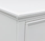 Fortman White Twin Panel 5-Piece Bedroom Set (Online Special Price)