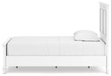 Fortman White Twin Panel Bed - Ornate Home