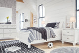 Fortman White Queen Panel 6-Piece Bedroom Set w/ 2 Nightstands