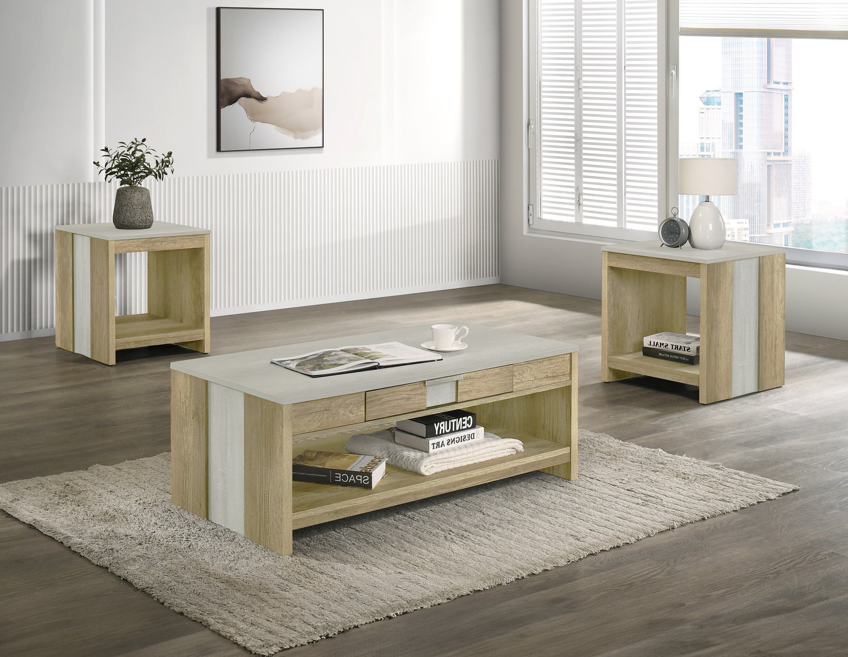 Rangley Driftwood 3-Piece Cocktail Set