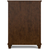Danabrin Brown Full Panel 6-Piece Bedroom Set w/ 2 Nightstands