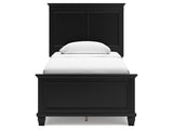 Lanolee Twin Panel Bedroom Set with Dresser and Mirror - Ornate Home