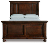 Porter Rustic Brown Queen Panel Bedroom Set with Dresser, Mirror and Nightstand - Ornate Home