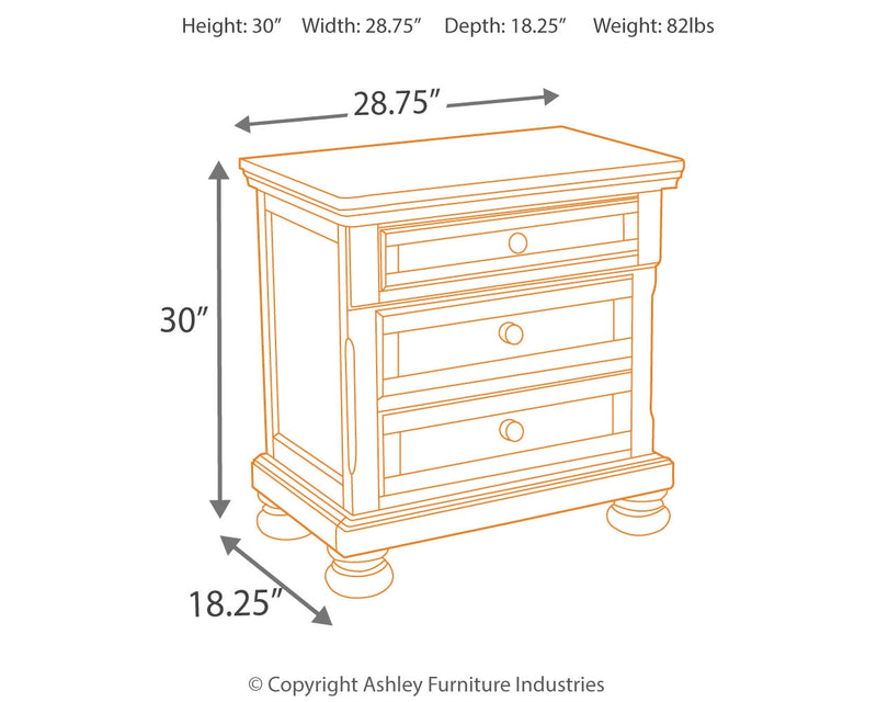 Porter Rustic Brown Queen Panel Bedroom Set with Dresser, Mirror and Nightstand - Ornate Home