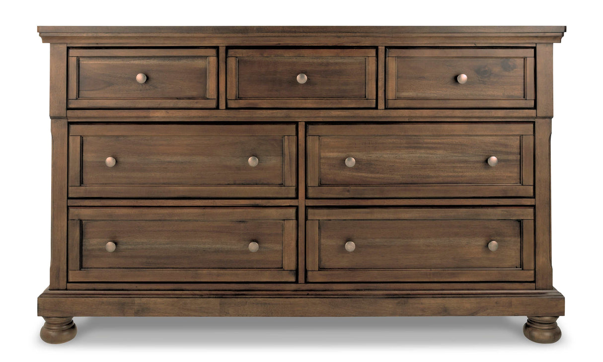 Flynnter Medium Brown Dresser - Ornate Home