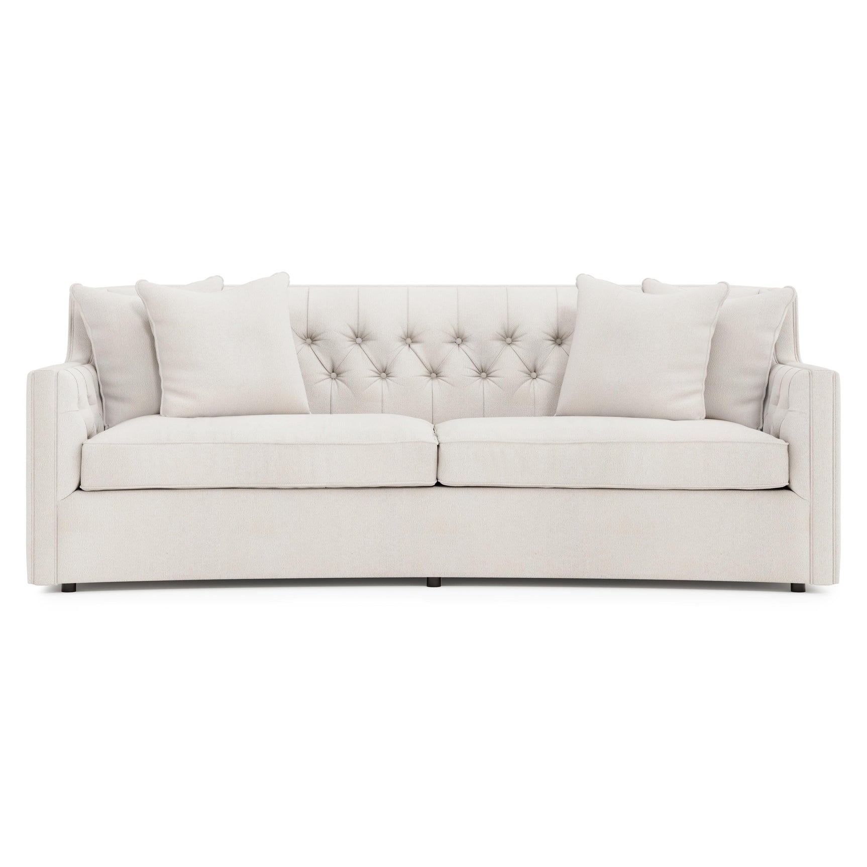 Candace Ivory Sofa Without Nails