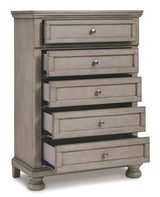 Lettner Light Gray Chest 48"H - Ornate Home