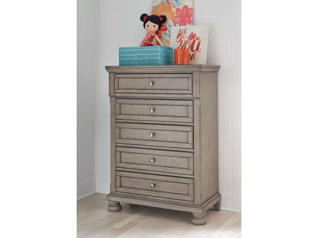 Lettner Light Gray Chest 48"H - Ornate Home