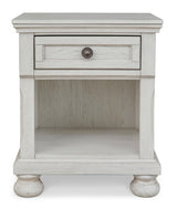 Robbinsdale Antique White Nightstand - Ornate Home