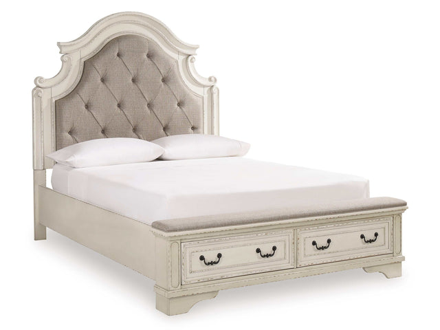 (Online Special Price) Realyn Queen Upholstered Bed - Ornate Home