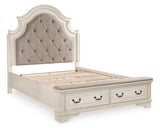 (Online Special Price) Realyn Queen Upholstered Bed - Ornate Home