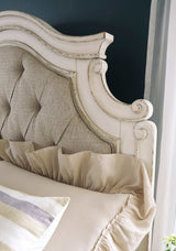 (Online Special Price) Realyn Queen Upholstered Bed - Ornate Home