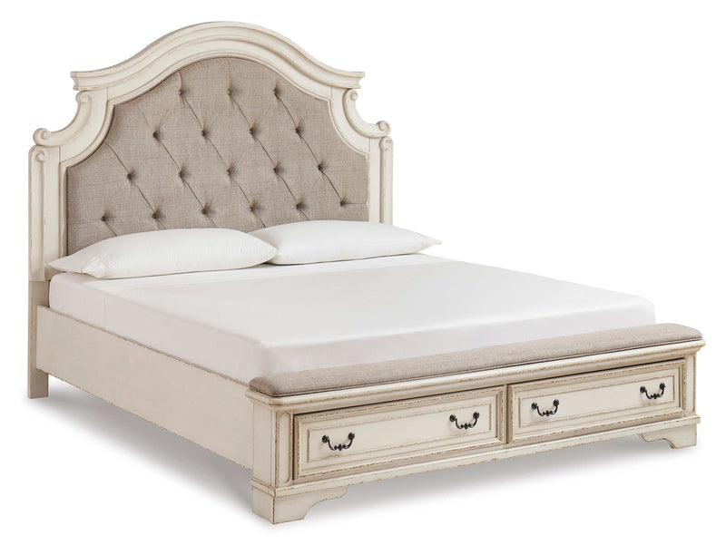 (Online Special Price) Realyn California King Upholstered Bed - Ornate Home