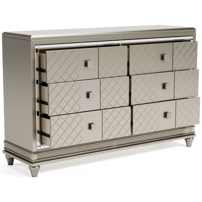 Chevanna Platinum Dresser - Ornate Home