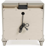 Chevanna Platinum Nightstand - Ornate Home