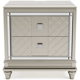 Chevanna Platinum Nightstand - Ornate Home