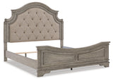 Lodenbay Antique Gray California King Panel Bed - Ornate Home