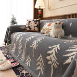 Modern Couch Covers for Couches Large Decorative Throw Blanket with Tassels for Couch