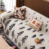 Modern Couch Covers for Couches Large Decorative Throw Blanket with Tassels for Couch