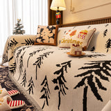 Modern Couch Covers for Couches Large Decorative Throw Blanket with Tassels for Couch