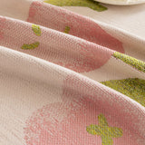 Ruffled Sweet Floral Sofa Cover with Skirt, Soft and Decorative Couch Throw Cover