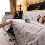 Chenille Oversized Throws for Couches, Washable and Durable Sofa Slipcover for Pets