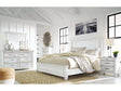 (Online Special Price) Kanwyn Whitewash Queen Panel Bedroom Set / 5pc - Ornate Home