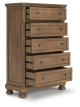 Vandenmore Medium Brown Chest of Drawers (Online Special Price)
