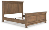 Vandenmore Medium Brown California King Panel Bed