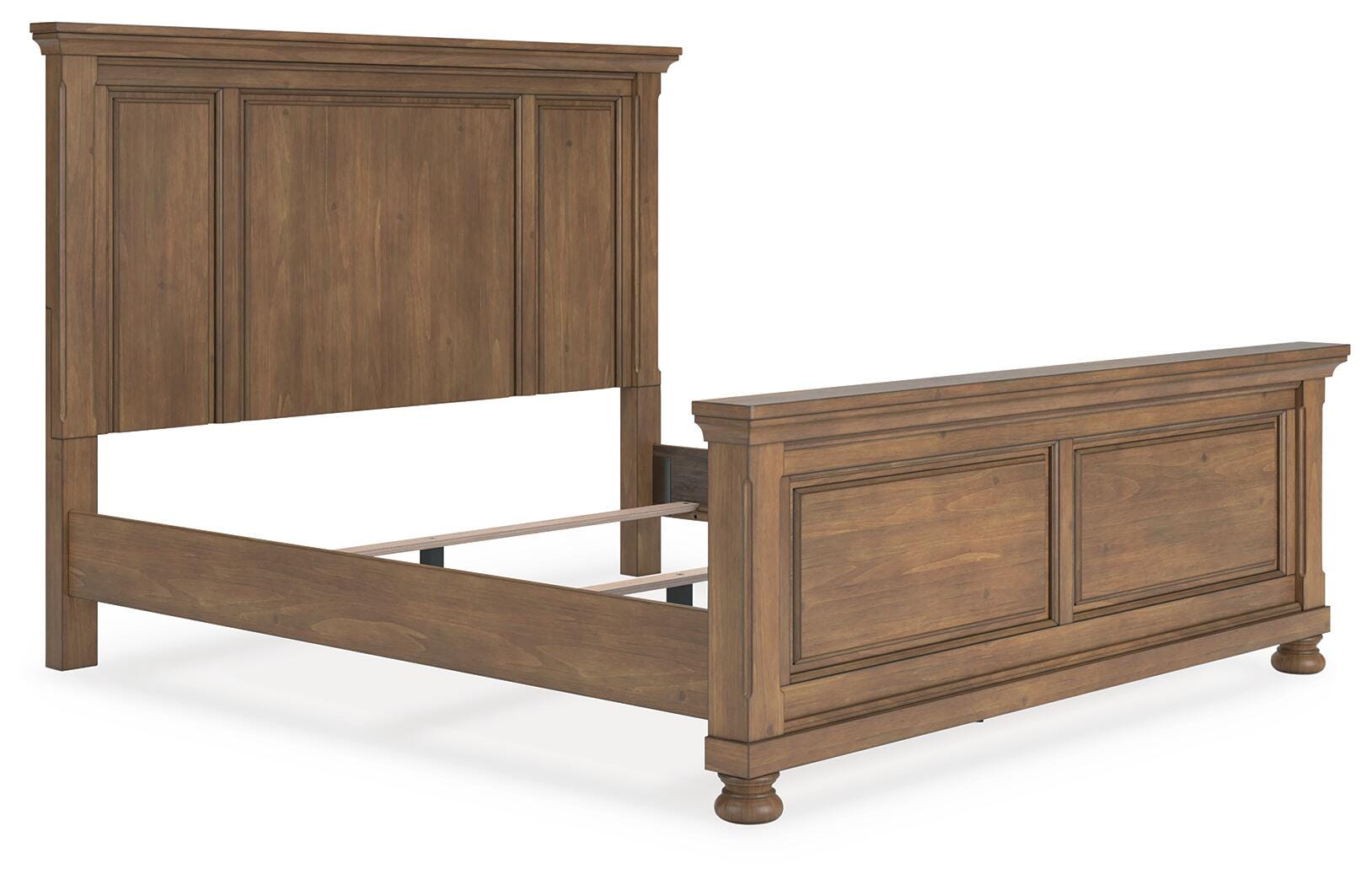 Vandenmore Medium Brown King Panel Bed