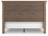 Feddinger Medium Brown King Panel Bed, Dresser, Mirror, Chest and 2 Nightstands